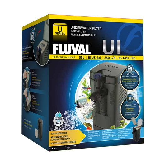 Filtre submersible Fluval U1, pour aquariums contenant jusqu’à 55 L (15 gal US) - La niche&amp;moi