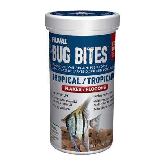 Flocons Bug Bites Fluval pour poissons tropicaux - La niche&amp;moi