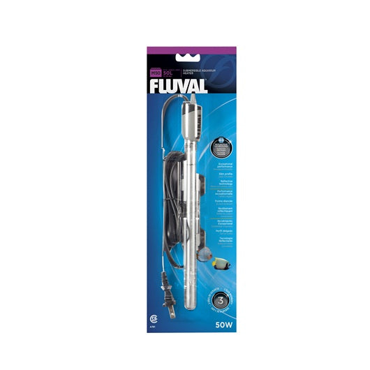 Chauffe-eau submersible Fluval M50 de première qualité, 50 W, pour aquariums contenant jusqu’à 50 L (15 gal US) - La niche&moi
