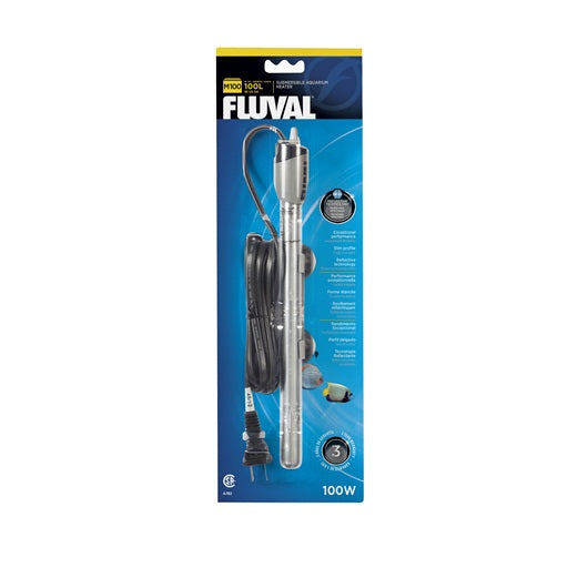 Chauffe-eau submersible Fluval M100 de première qualité, 100 W, pour aquariums contenant jusqu’à 100 L (30 gal US) - La niche&moi