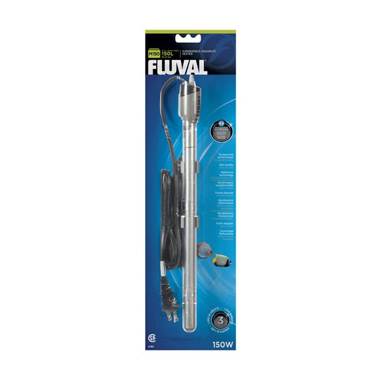 Chauffe-eau submersible Fluval M150 de première qualité, 150 W, pour aquariums contenant jusqu’à 150 L (45 gal US) - La niche&moi