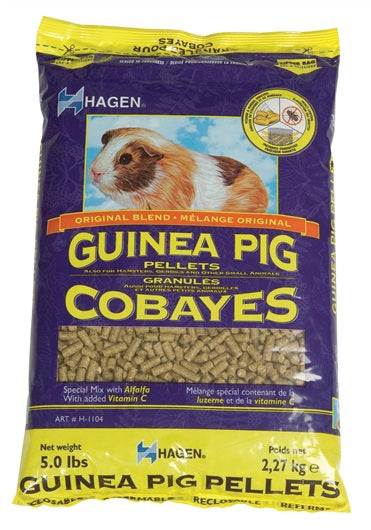 Aliment Hagen en granulés pour cochons d’Inde, 2,26 kg (5 lb) - La niche&amp;moi