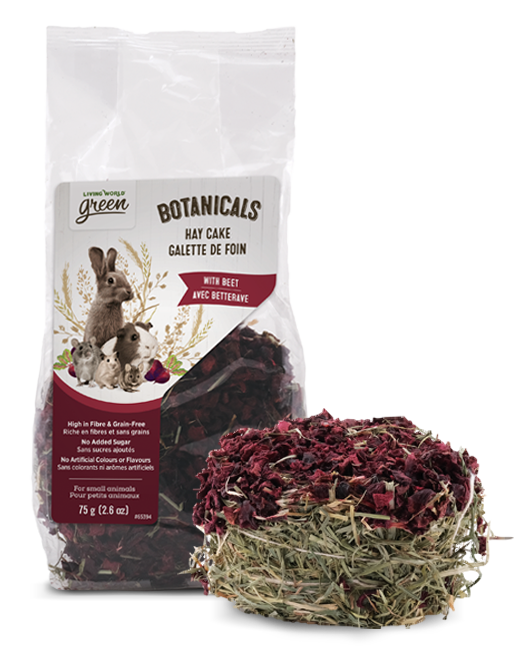 Galette de foin botanicals avec betterave 2.6oz (75g) - La niche&amp;moi