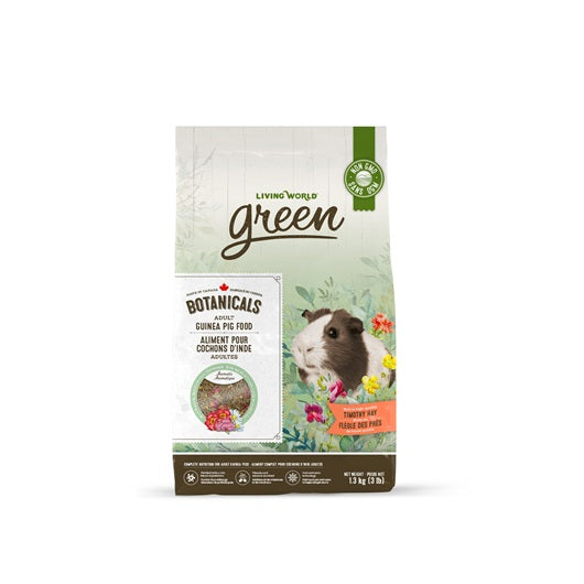 Aliment Botanicals Living World Green pour cochons d’Inde adultes - La niche&amp;moi
