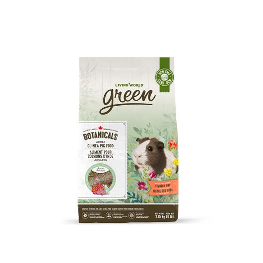 Aliment Botanicals Living World Green pour cochons d’Inde adultes - La niche&amp;moi