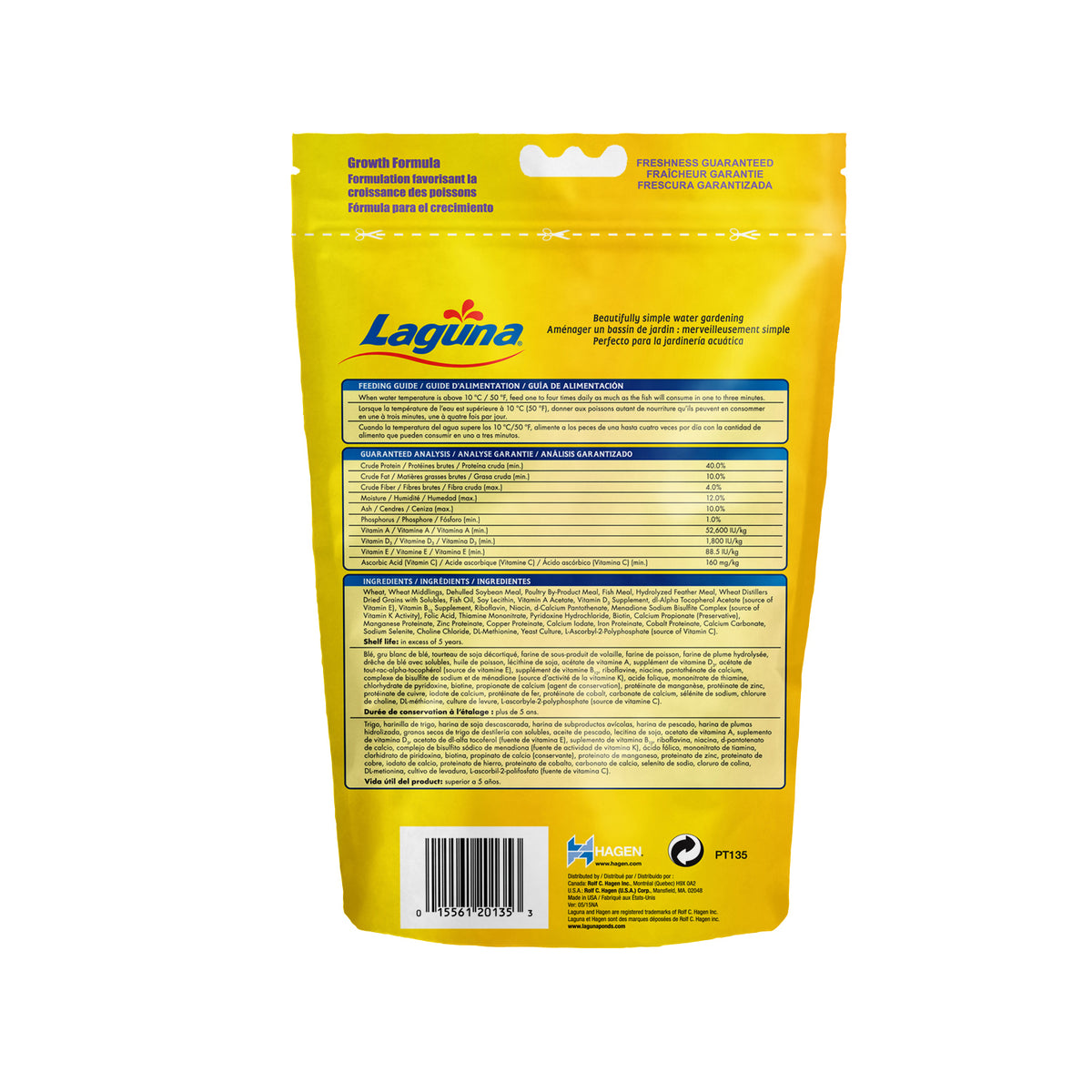 Granulés flottants Laguna favorisant la croissance des poissons rouges et des koïs - La niche&amp;moi