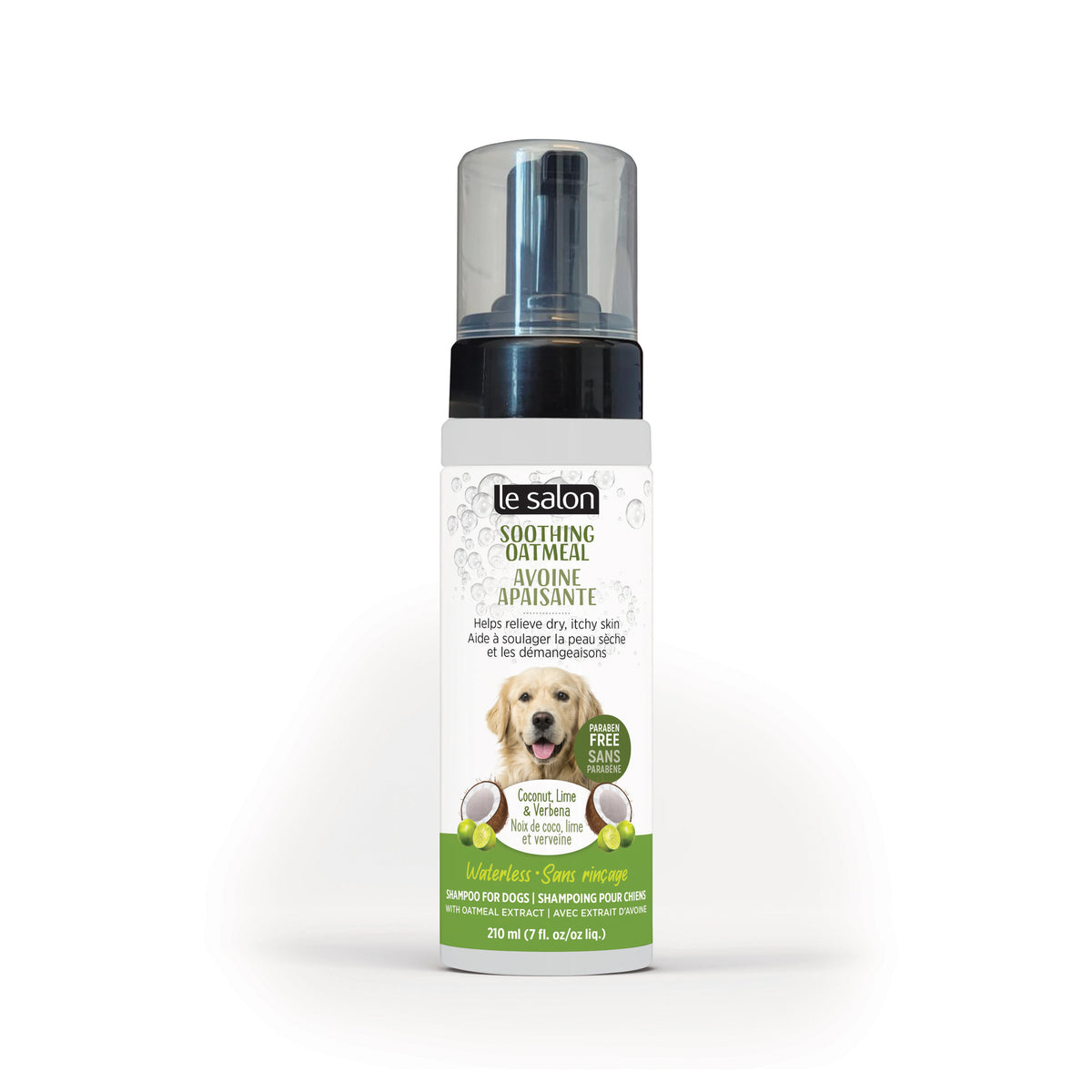Shampoing sans rinçage Le Salon à l’avoine apaisante pour chiens, 210 ml (7,1 oz) - La niche&amp;moi