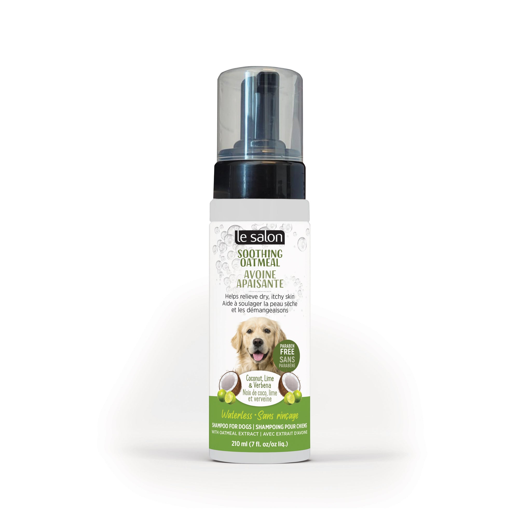 Le Salon Soothing Oatmeal Waterless Shampoo for Dogs - 210 ml (7.1 oz)