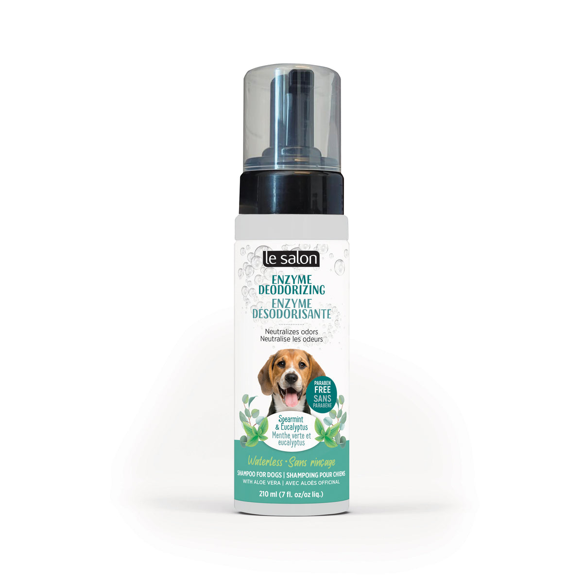 Shampoing sans rinçage Le Salon avec enzyme désodorisante pour chiens, 210 ml (7,1 oz) - La niche&amp;moi