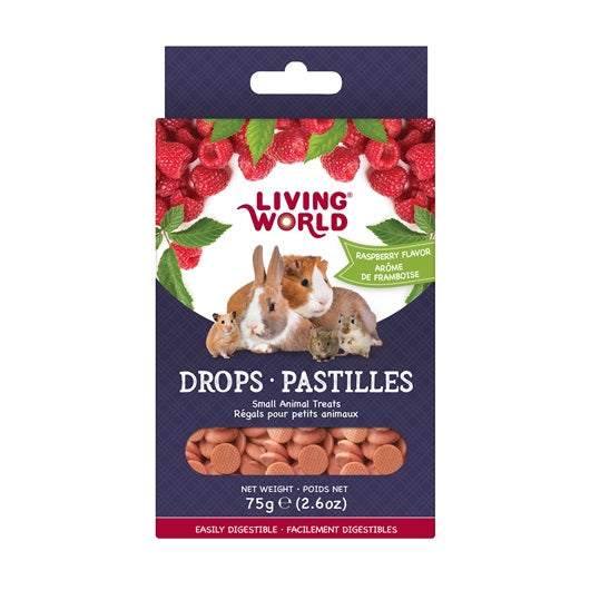 Régals Living World pour petits animaux, pastilles, arôme de framboise, 75 g (2,6 oz) - La niche&amp;moi