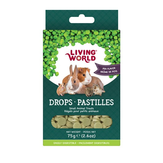 Régals Living World pour petits animaux, pastilles, arôme de pois, 75 g (2,6 oz) - La niche&amp;moi