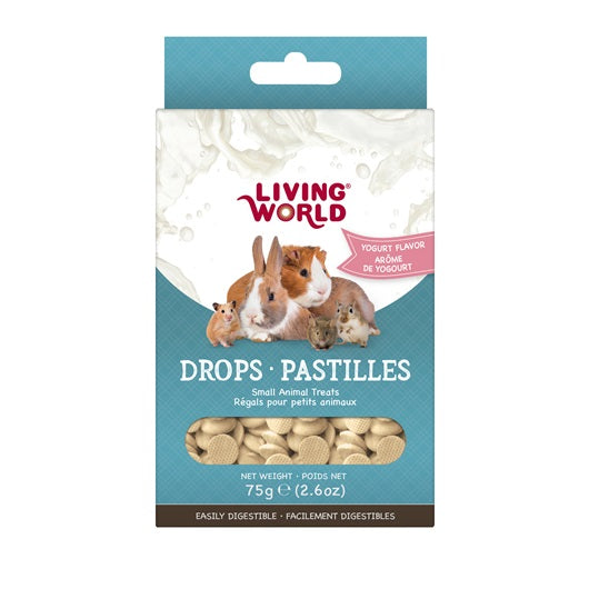 Living World Small Animal Drops - Yogurt Flavour - 75 g (2.6 oz)