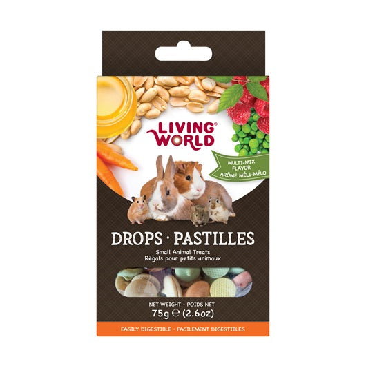 Régals Living World pour petits animaux, pastilles, arôme méli-mélo, 75 g (2,6 oz) - La niche&moi
