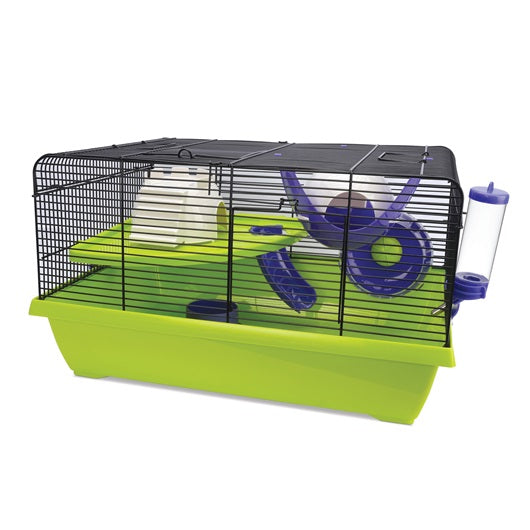 Cage Living World pour hamsters nains, Resort, L. 51 x l. 36,5 x H. 29 cm (20 x 14,3 x 11,4 po)