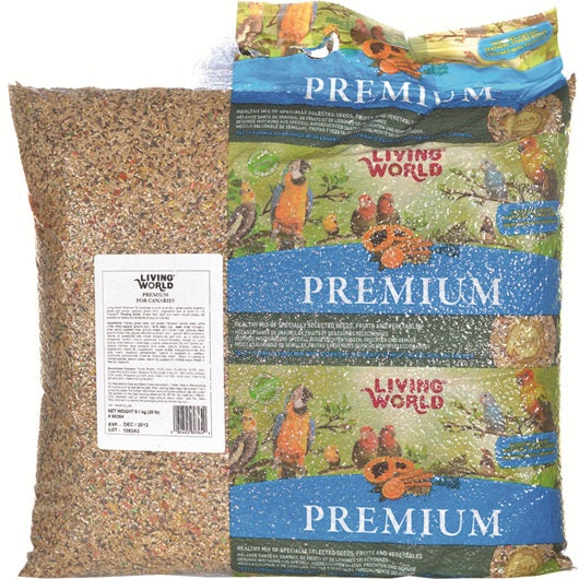 Mélange Premium Living World pour serins, 9,07 kg (20 lb) - La niche&moi