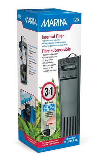 Filtre submersible Marina i25, pour aquariums contenant jusqu’à 25 L (6,6 gal US) - La niche&moi