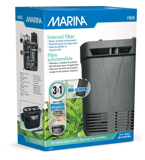 Filtre submersible Marina i160, pour aquariums jusqu’à 160 L (40 gal US) - La niche&amp;moi