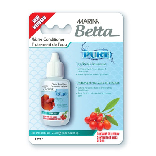 Traitement de l’eau Pure Marina Betta, 25 ml (0,84 oz liq.) - La niche&amp;moi