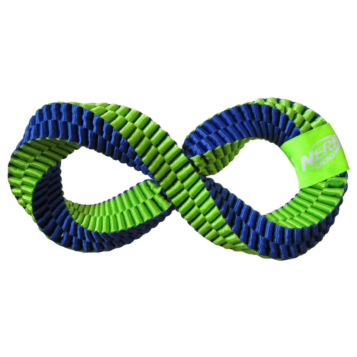 Scoubidou carré Nerf Dog en forme de 8 - La niche&amp;moi