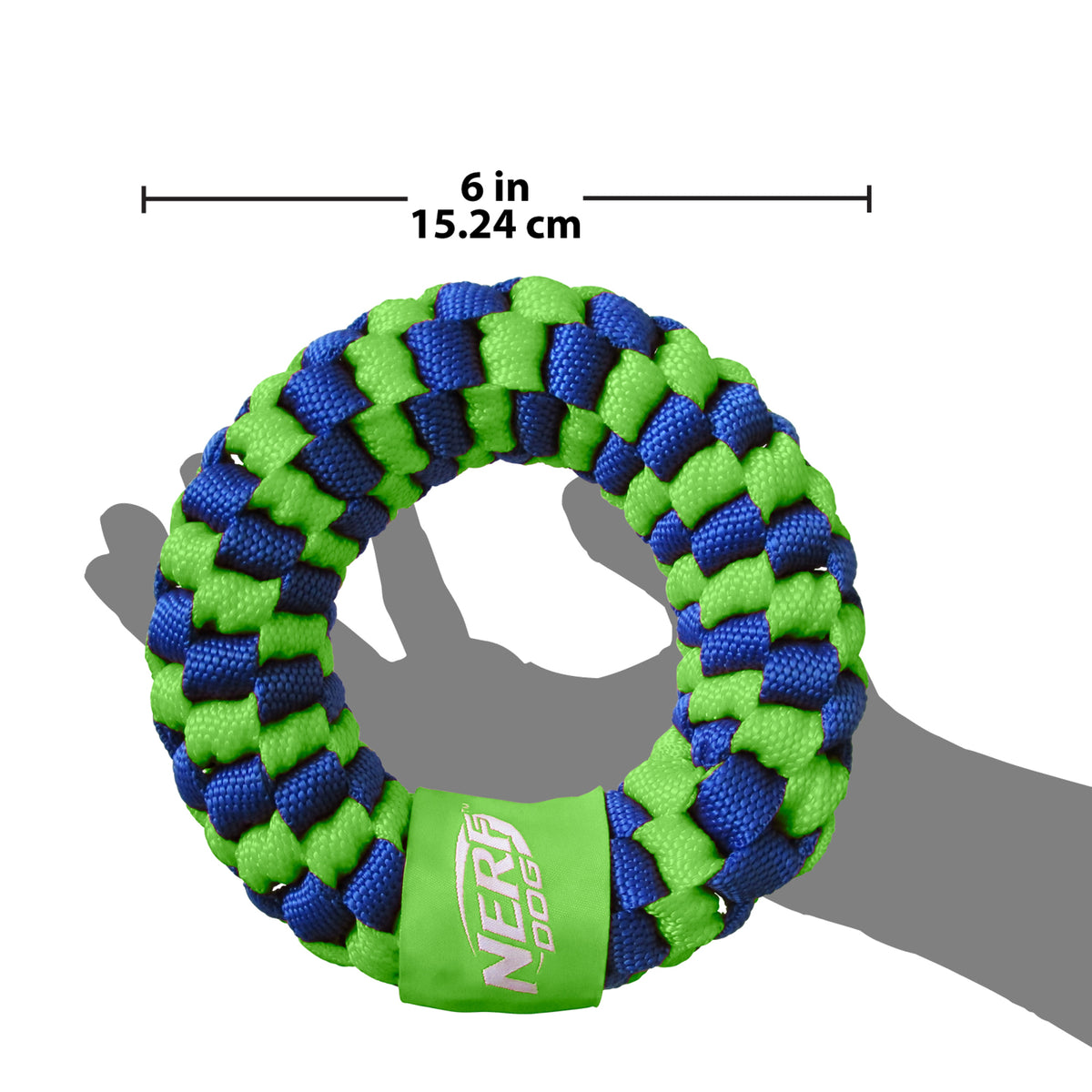 Scoubidou en anneau Nerf Dog, Diam. 15 cm (6 po) - La niche&amp;moi