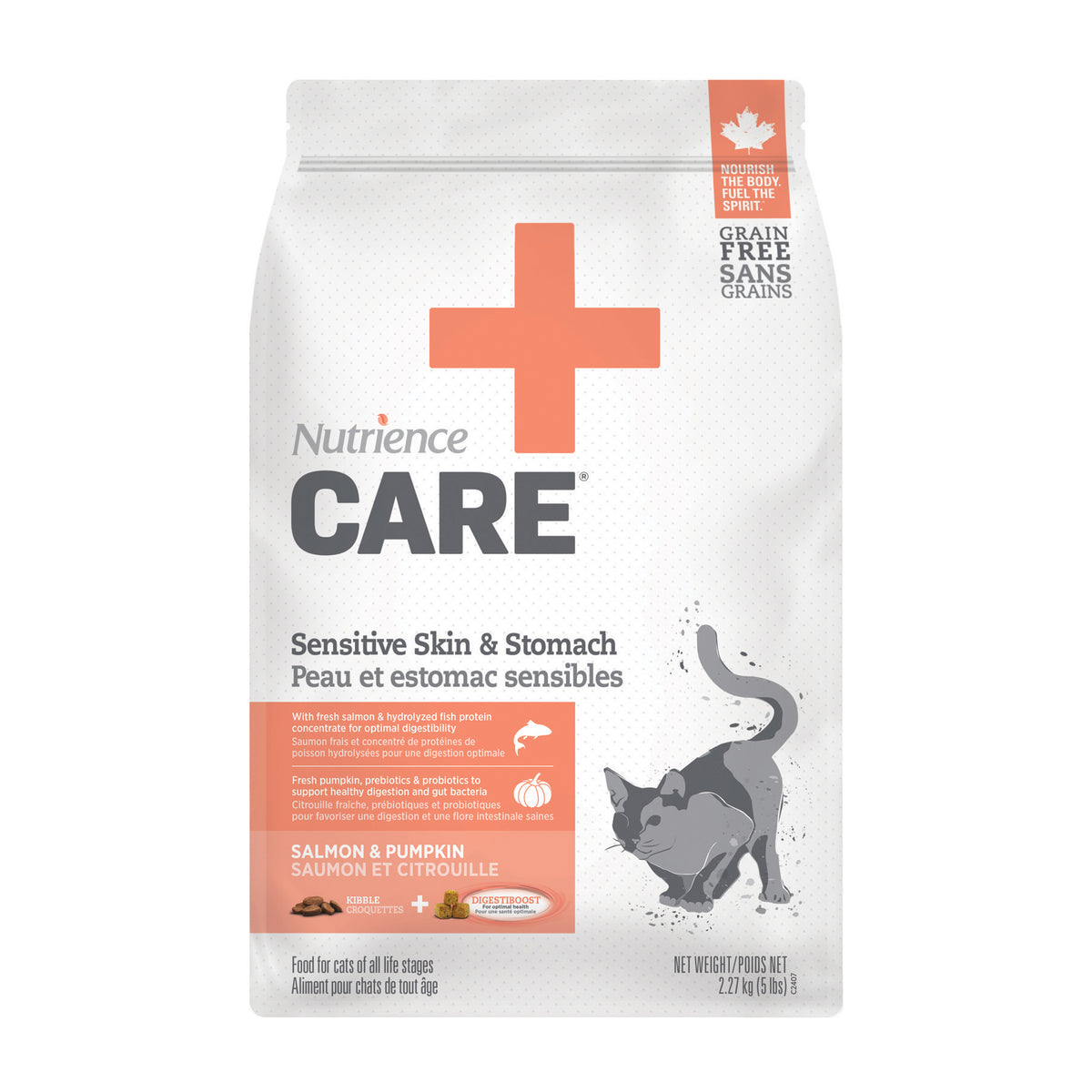 Aliment Nutrience Care Peau et estomac sensibles pour chats - La niche&amp;moi