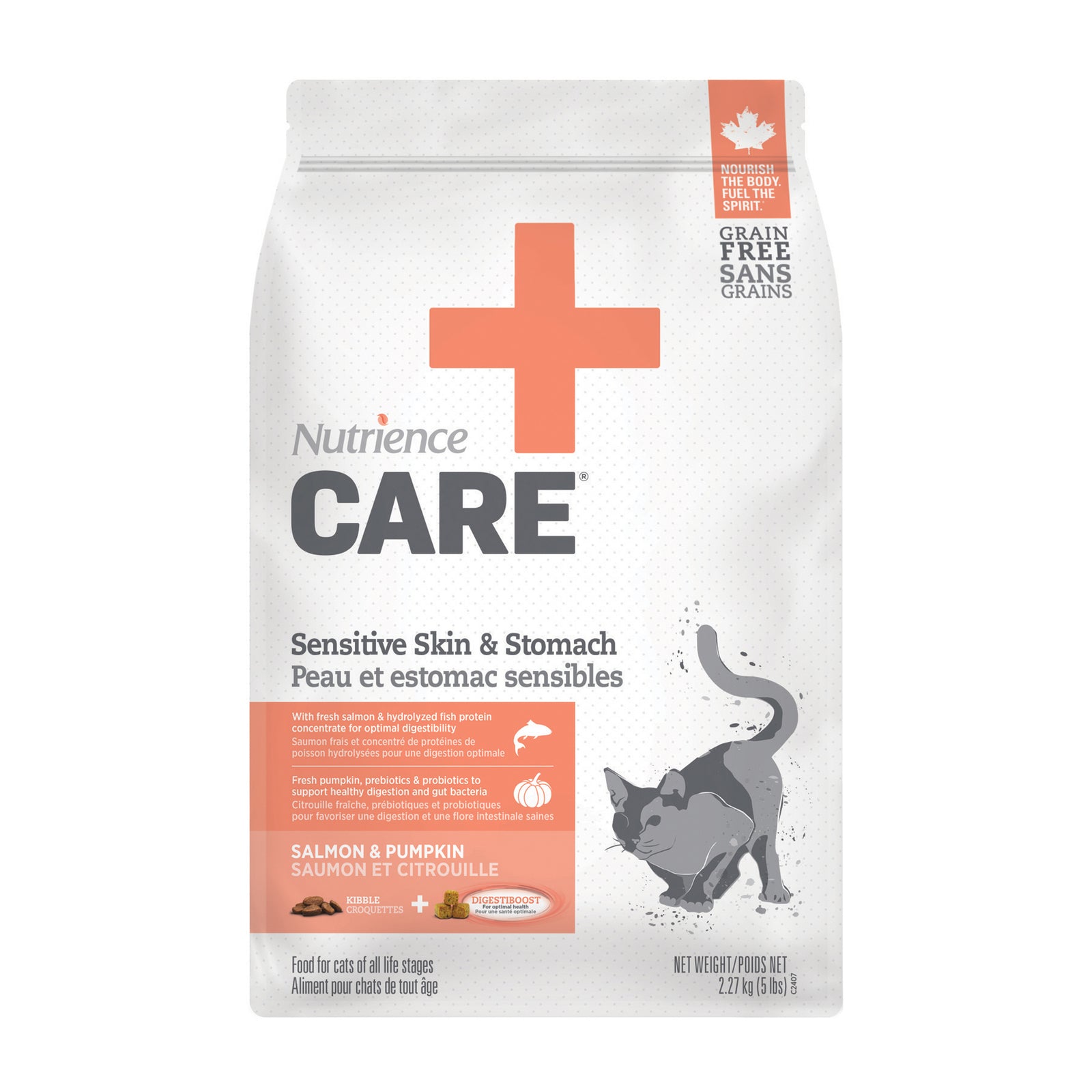 Aliment Nutrience Care Peau et estomac sensibles pour chats - La niche&moi