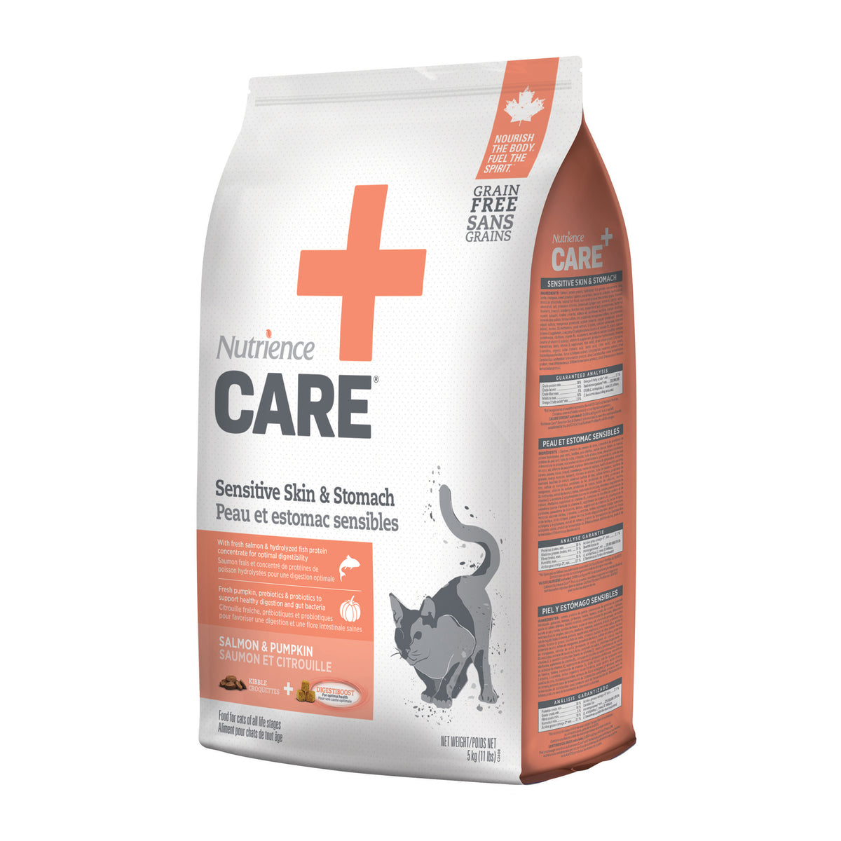 Aliment Nutrience Care Peau et estomac sensibles pour chats - La niche&amp;moi