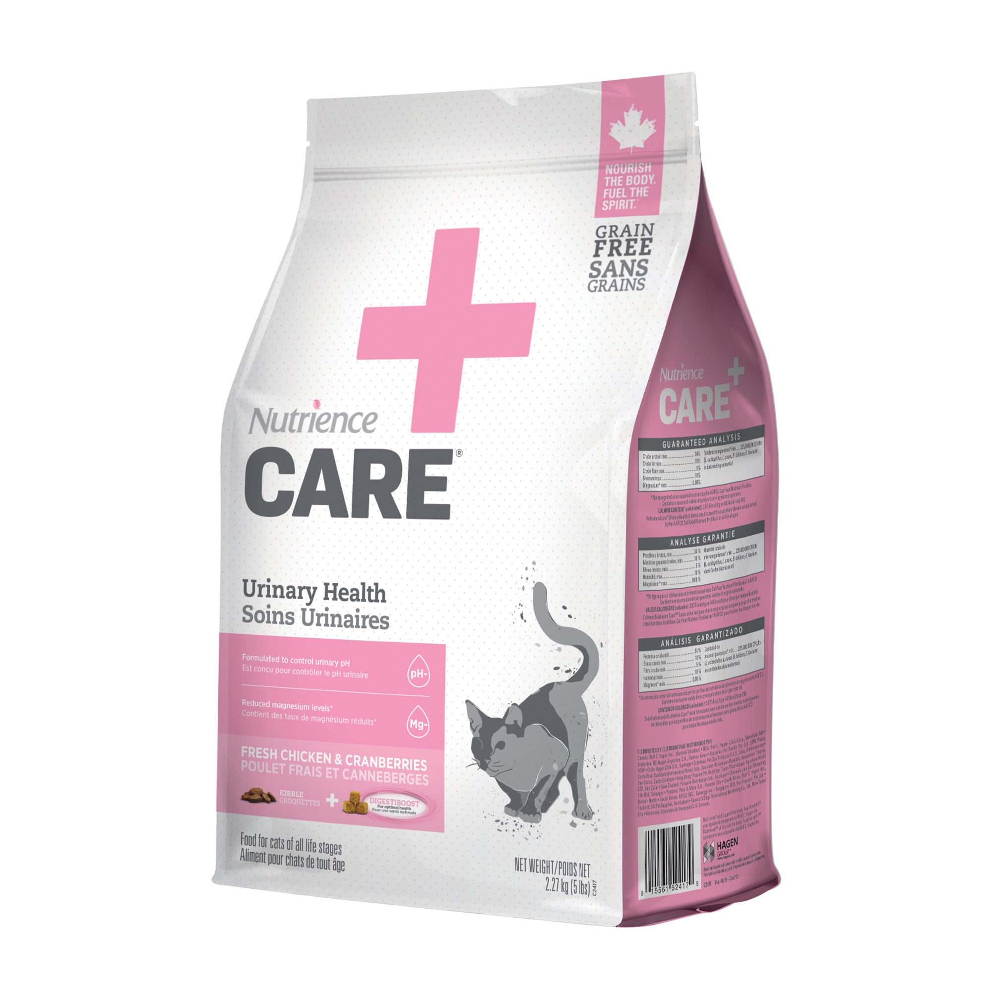 Aliment Nutrience Care Soins urinaires pour chats