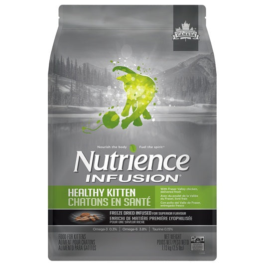 Aliment Nutrience Infusion pour chatons en santé, Poulet 2.27kg - La niche&amp;moi