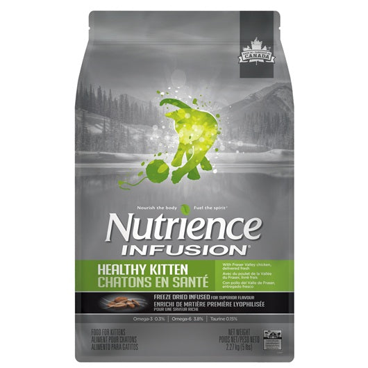 Aliment Nutrience Infusion pour chatons en santé, Poulet 2.27kg - La niche&amp;moi