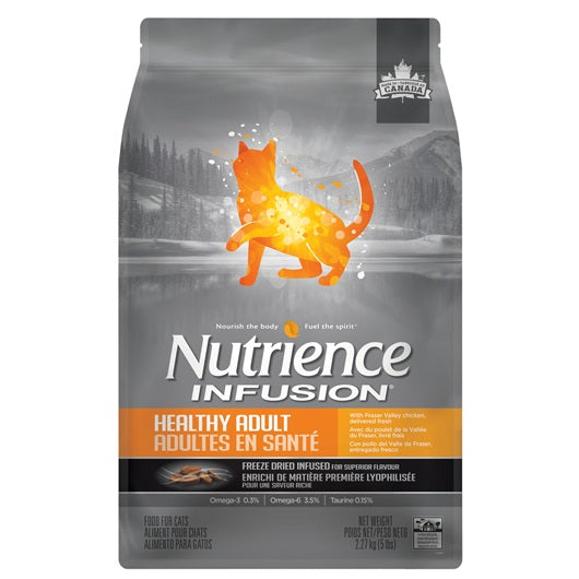 Aliment Nutrience Infusion pour chats adultes en santé, Poulet - La niche&amp;moi