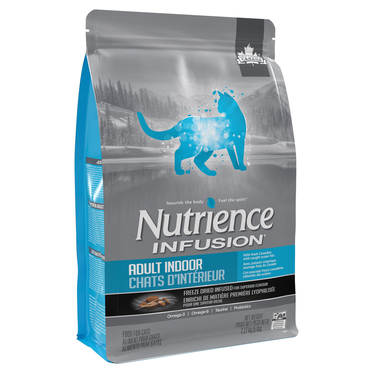 Nourriture Nutrience Infusion, Chats d’intérieur adultes, Poisson océanique - La niche&amp;moi