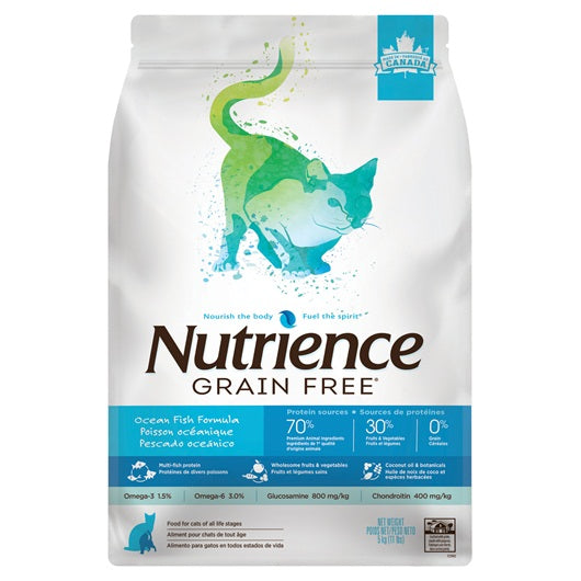 Aliment Nutrience Sans grains pour chats, Poisson océanique - La niche&amp;moi