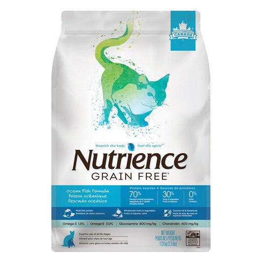 Aliment Nutrience Sans grains pour chats, Poisson océanique - La niche&amp;moi