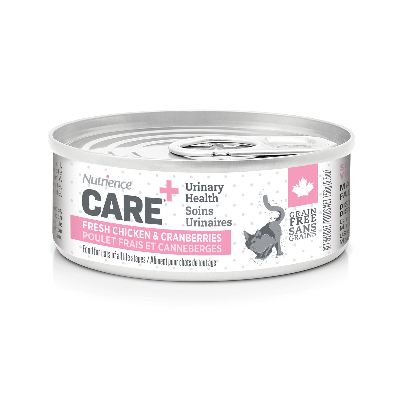Pâté Nutrience Care Soins urinaires pour chats, repas au poulet frais et canneberges, 156 g (5,5 oz) - La niche&moi