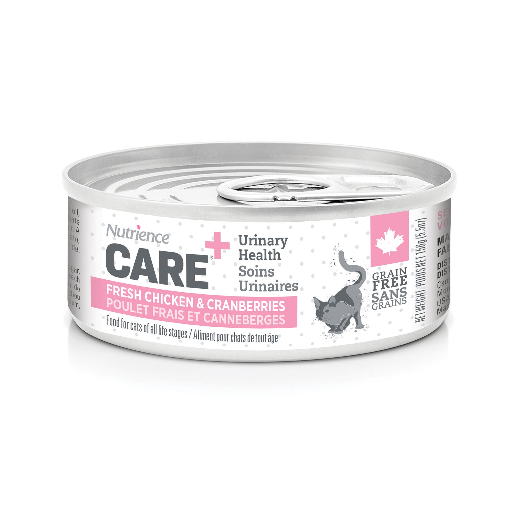 Nutrience Care Urinary Health Pâté for Cats - Fresh Chicken & Cranberries Recipe - 156 g (5.5 oz)