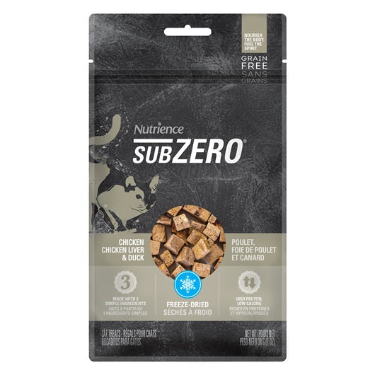 Nutrience Grain Free SubZero Treats - Chicken, Chicken Liver & Duck - 30 g (1 oz)