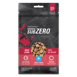Régals SubZero sans grains Nutrience - Foie de bœuf lyophilisé 30g (1 oz) - La niche&moi