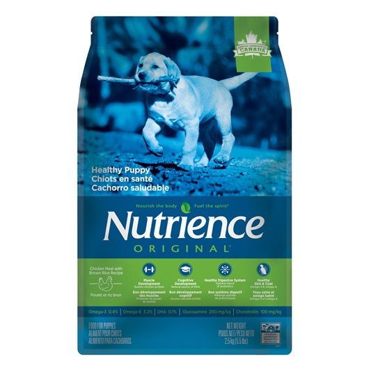 Nutrience Original, Chiots en santé, Poulet et riz brun - La niche&amp;moi