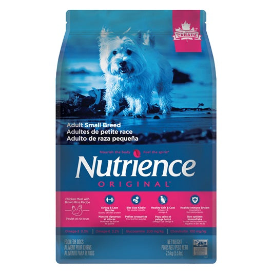 Nutrience Original, Adultes de petite race, Poulet et riz brun - La niche&moi