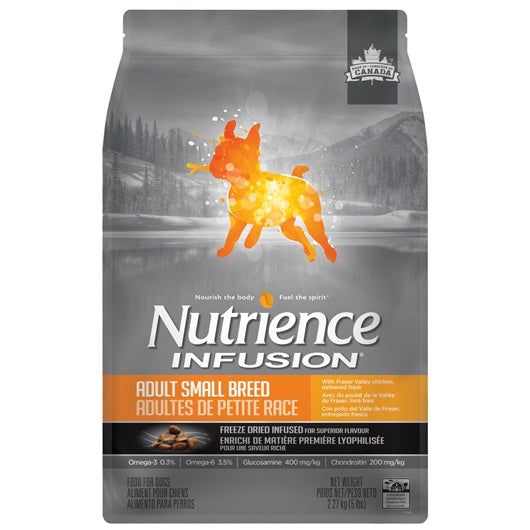 Nutrience Infusion pour chiens adultes de petite race, Poulet - La niche&amp;moi