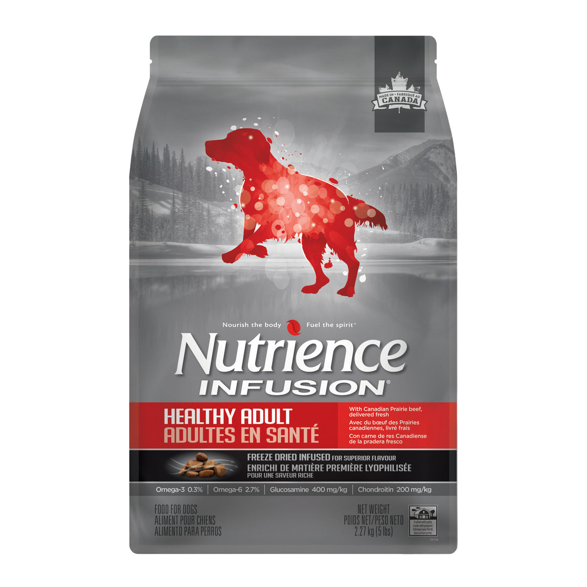 Nutrience Infusion pour chiens adultes en santé, Bœuf - La niche&amp;moi