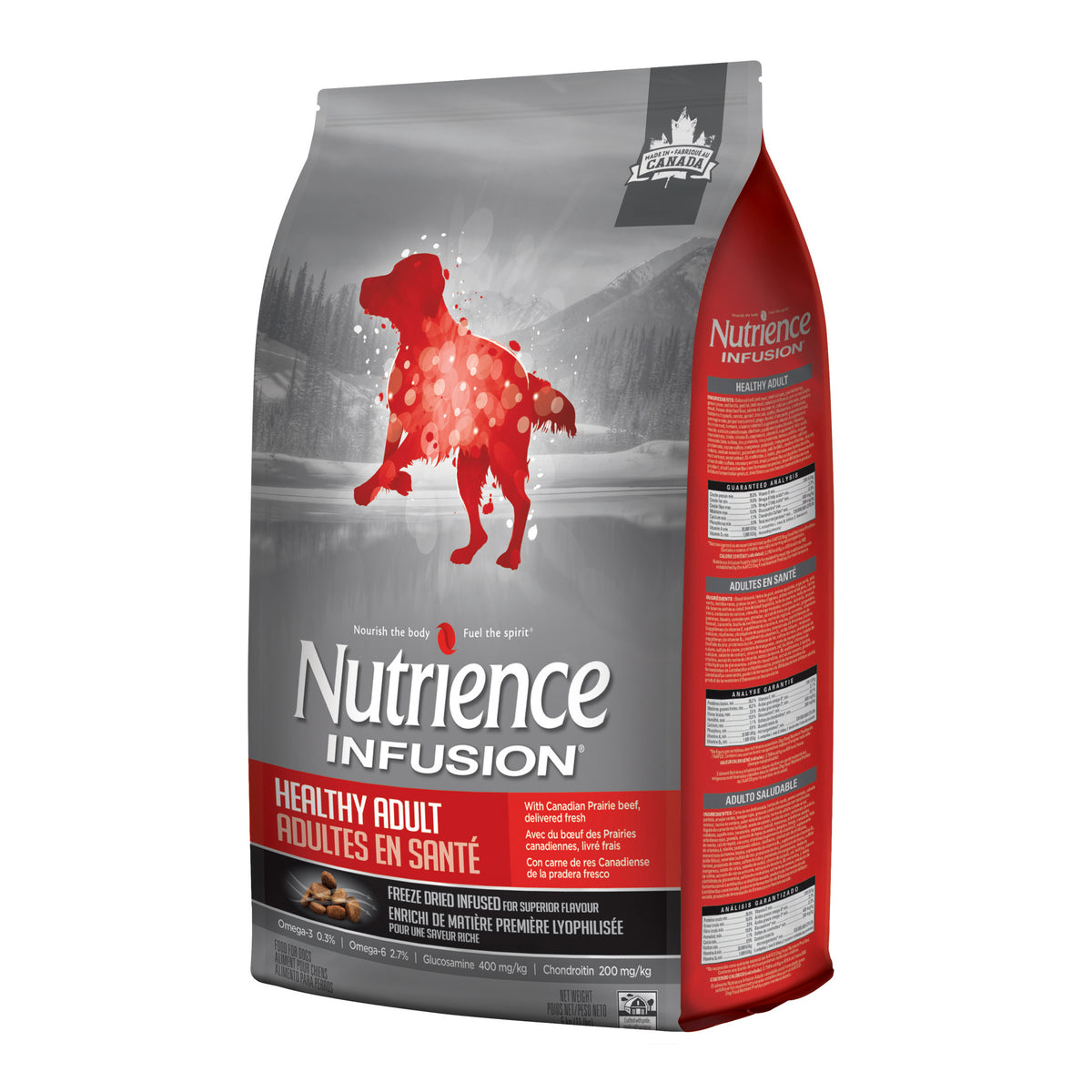 Nutrience Infusion pour chiens adultes en santé, Bœuf - La niche&amp;moi