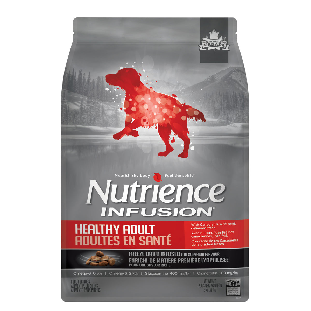 Nutrience Infusion pour chiens adultes en santé, Bœuf - La niche&amp;moi