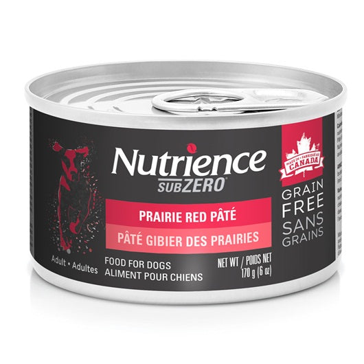 Pâté Nutrience SubZero Sans grains pour chiens adultes, Gibier des Prairies, 170 g (6 oz) - La niche&moi