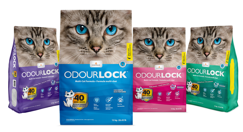 Odour Lock Ultra premium multi-cat litter formula 12KG               