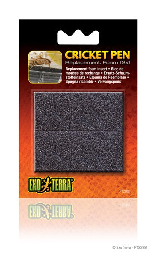 Exo Terra Cricket Pen Replacement Foam - 2 pack