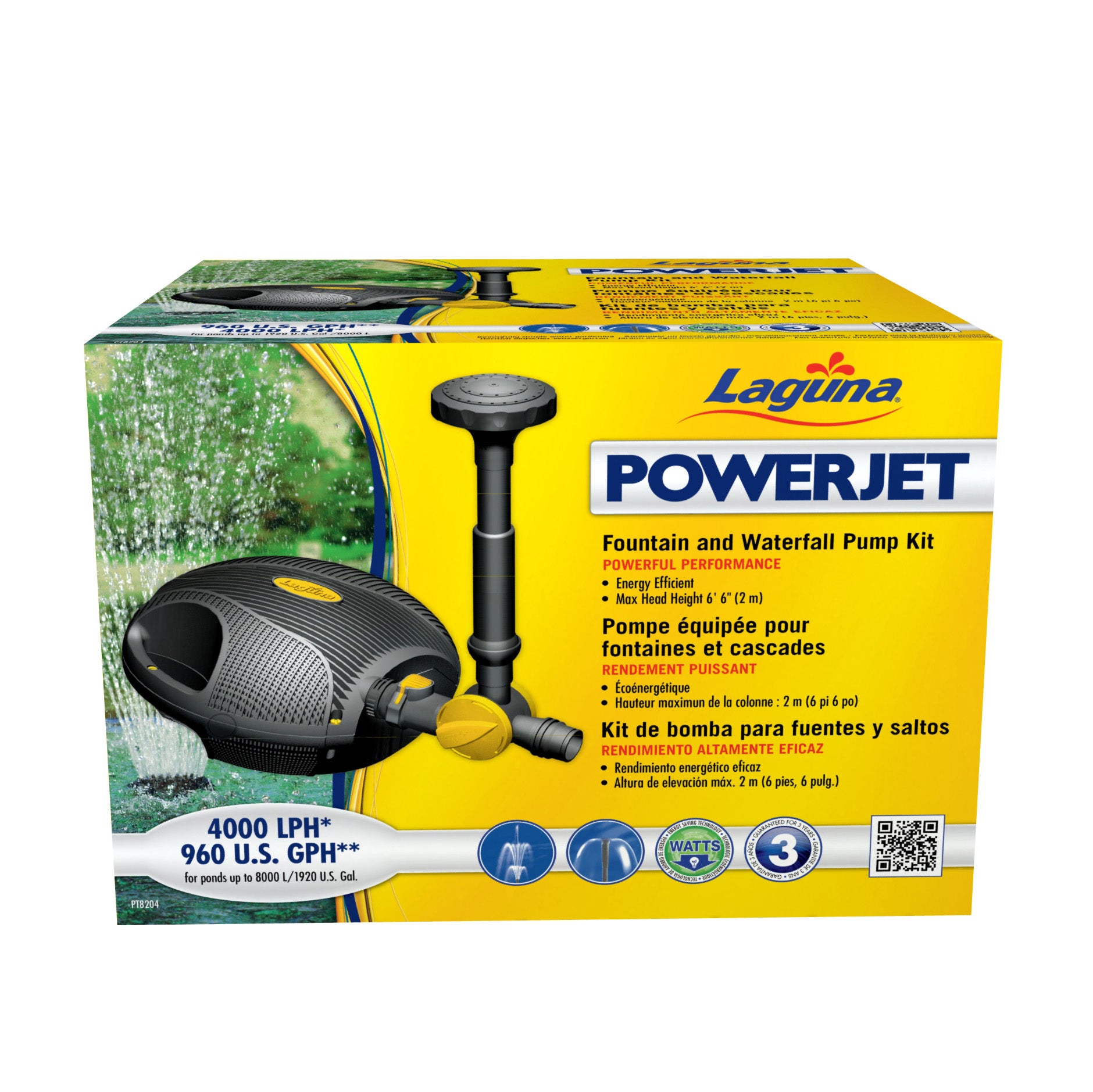 Laguna PowerJet 960 Fountain/Waterfall Pump Kit - For ponds up to 2000 U.S. gal (8000 L)