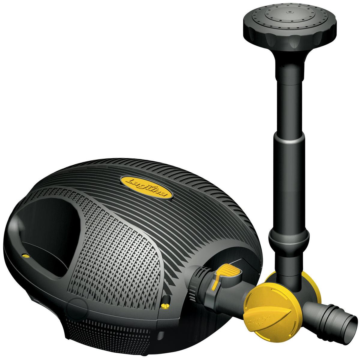 Pompe équipée PowerJet 1350 Laguna pour cascade et fontaine, pour bassin jusqu’à 10 000 L (2 600 gal US) - La niche&amp;moi