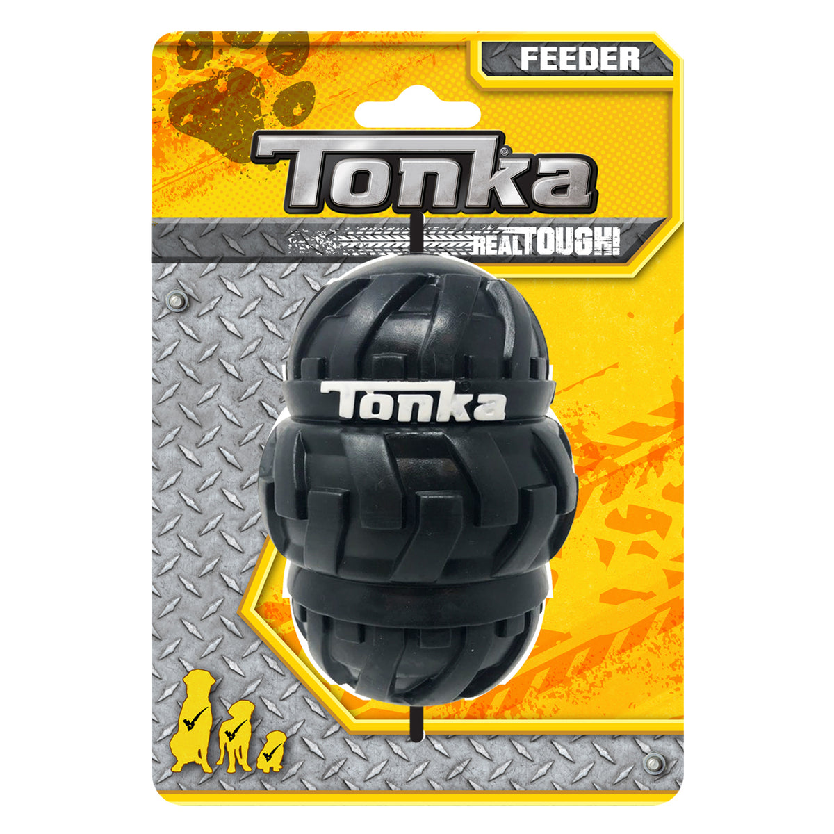 Triple pneu Tonka pour gâteries, grand, 10,2 cm (4 po) - La niche&amp;moi